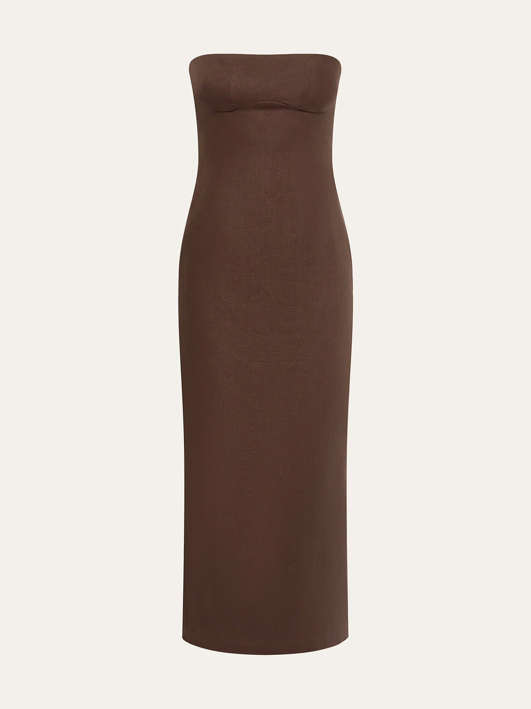 Floral Print Strapless Maxi Dress for Women - Summer Wedding Guest Dress in Woven Polyester, Sleeveless Design 6