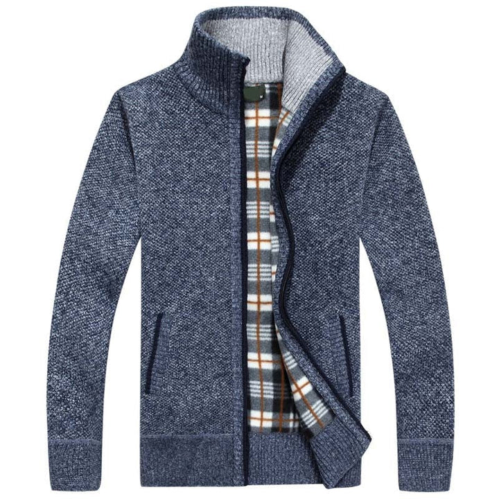 Knitted Winter Coat with Sherpa Lining for Women – Stylish Beige Jacket for Ultimate Warmth and Comfort 1