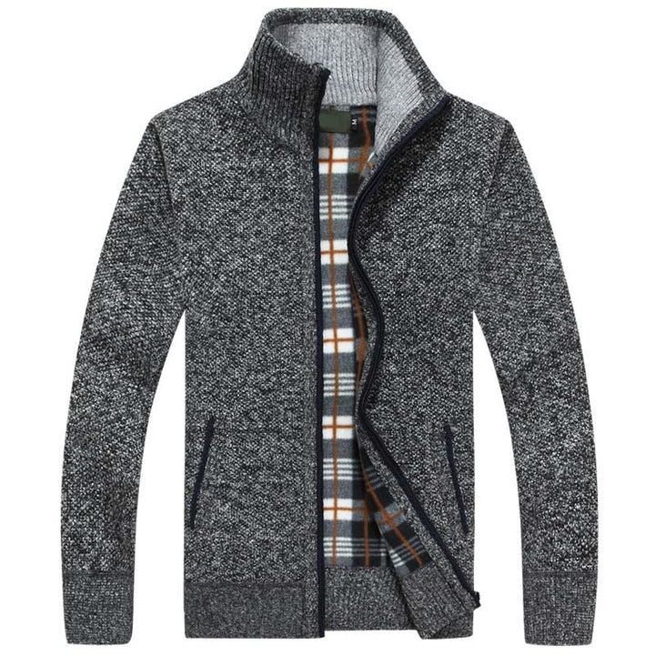 Knitted Winter Coat with Sherpa Lining for Women – Stylish Beige Jacket for Ultimate Warmth and Comfort 3