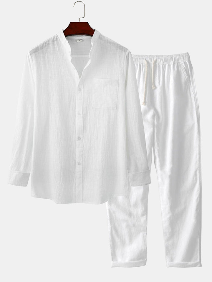 Long Sleeve Ensemble in Premium Fabric – Elegant and Versatile Apparel for Casual or Formal Wear, Available in Multiple Sizes and Colors 2