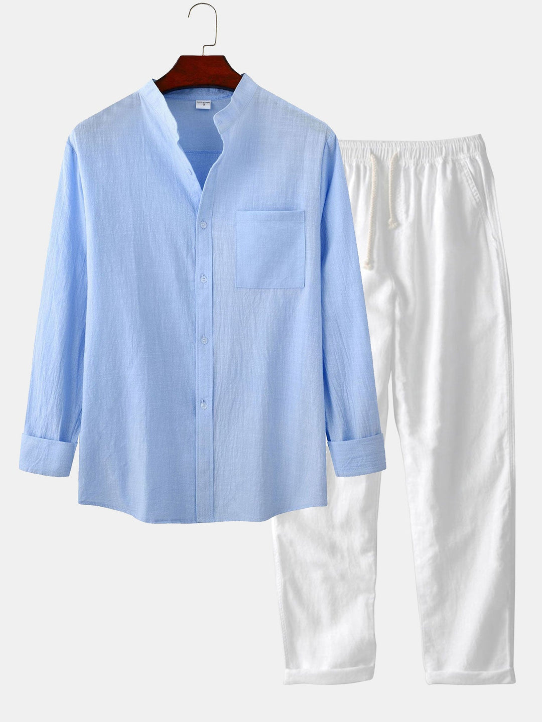 Long Sleeve Ensemble in Premium Fabric – Elegant and Versatile Apparel for Casual or Formal Wear, Available in Multiple Sizes and Colors 3