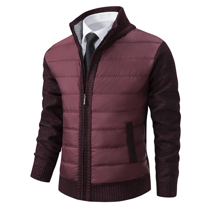 Men's Black Cardigan with Shawl Collar – Elegant Knitwear for Winter and Special Occasions 0