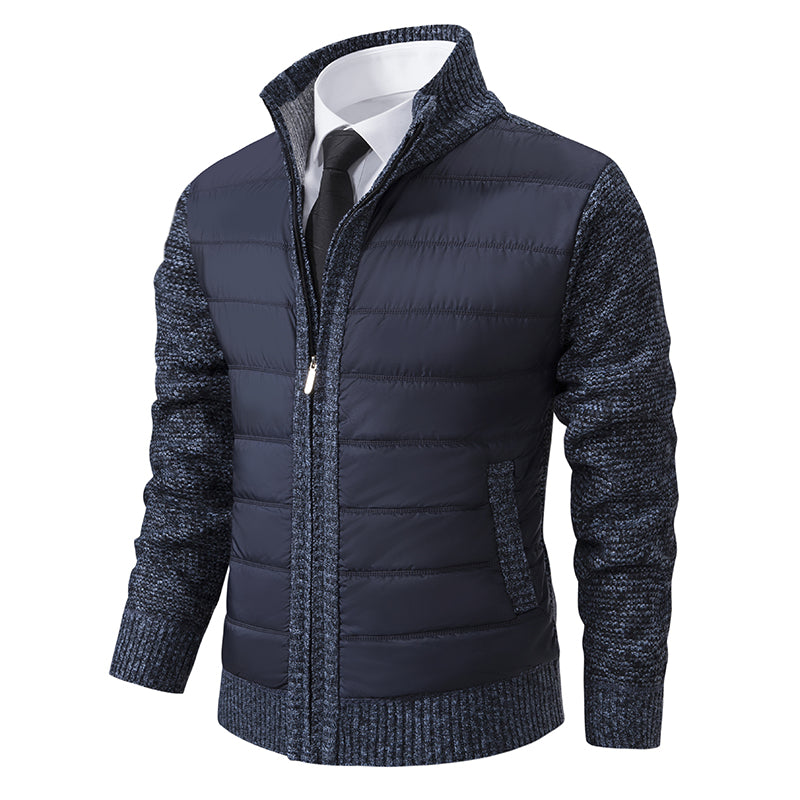 Men's Black Cardigan with Shawl Collar – Elegant Knitwear for Winter and Special Occasions 1