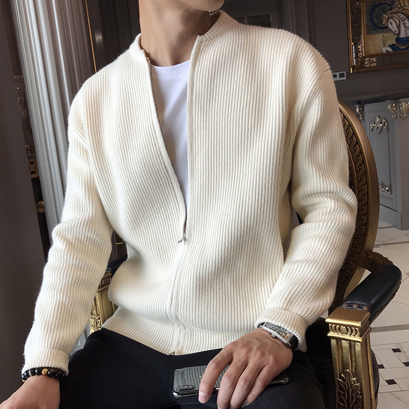 Men's Black Shawl Collar Cardigan - Soft Premium Layer for Fall/Winter, Versatile and Stylish 1