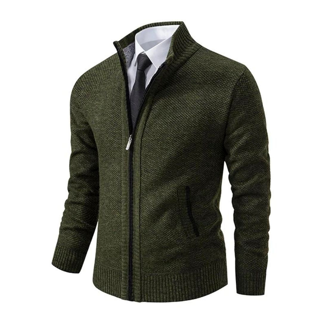 Men's Half Zip Sweater - Stylish Black Knit Sweater for Comfort and Versatile Wear, Sizes M to 3XL 4