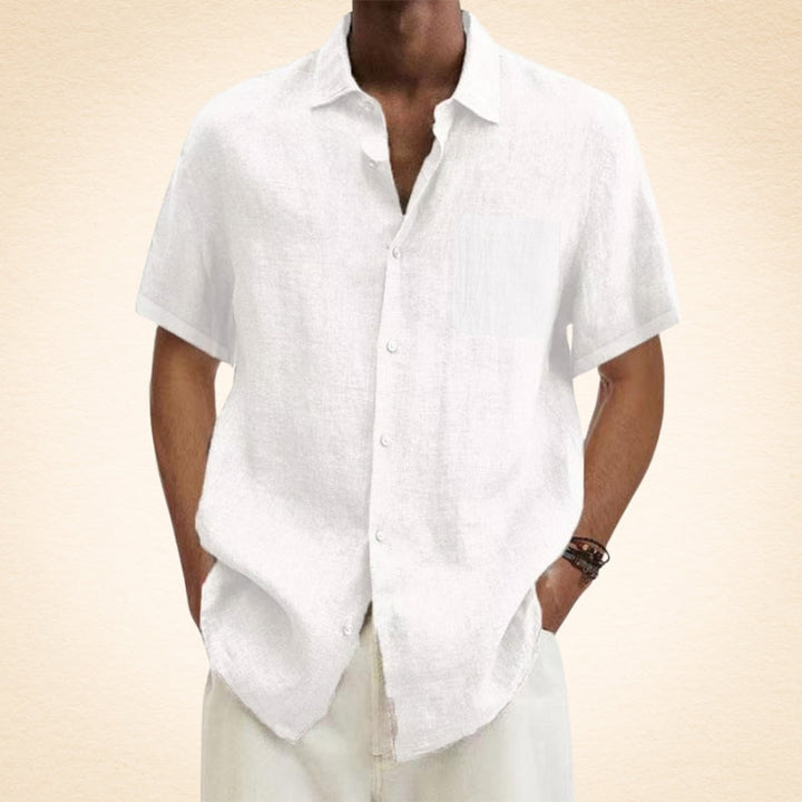 Men's Linen Shirt – Breathable, Relaxed Fit, Stylish Button Placket, Available in Multiple Colors 0