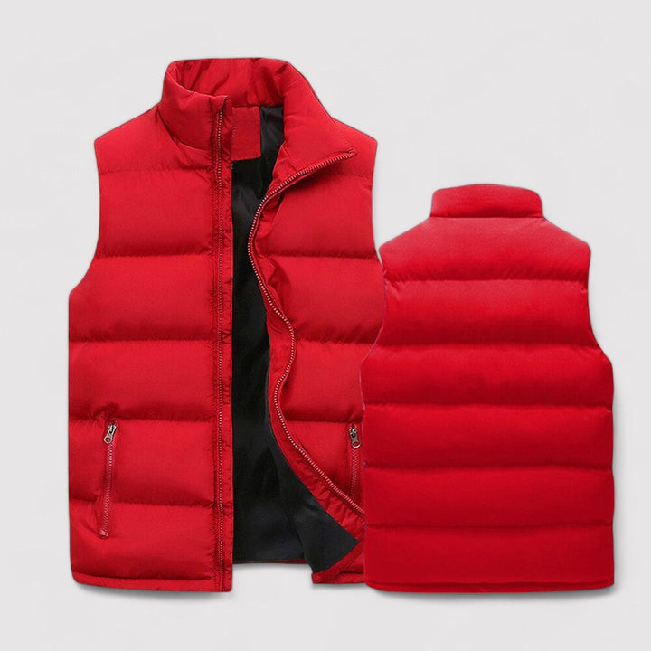 Men's Stylish Warm Vest with Stand Collar – Slim Fit for Year-Round Comfort in All Seasons 7