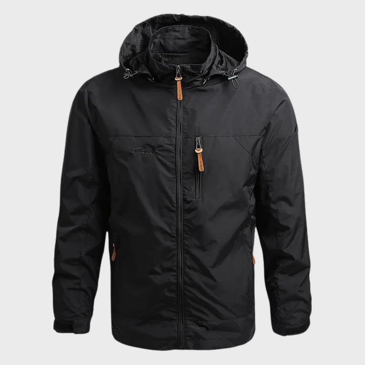Men's Waterproof Rain Jacket with Hood – Stylish, Warm, and Windproof Outdoor Wear 0