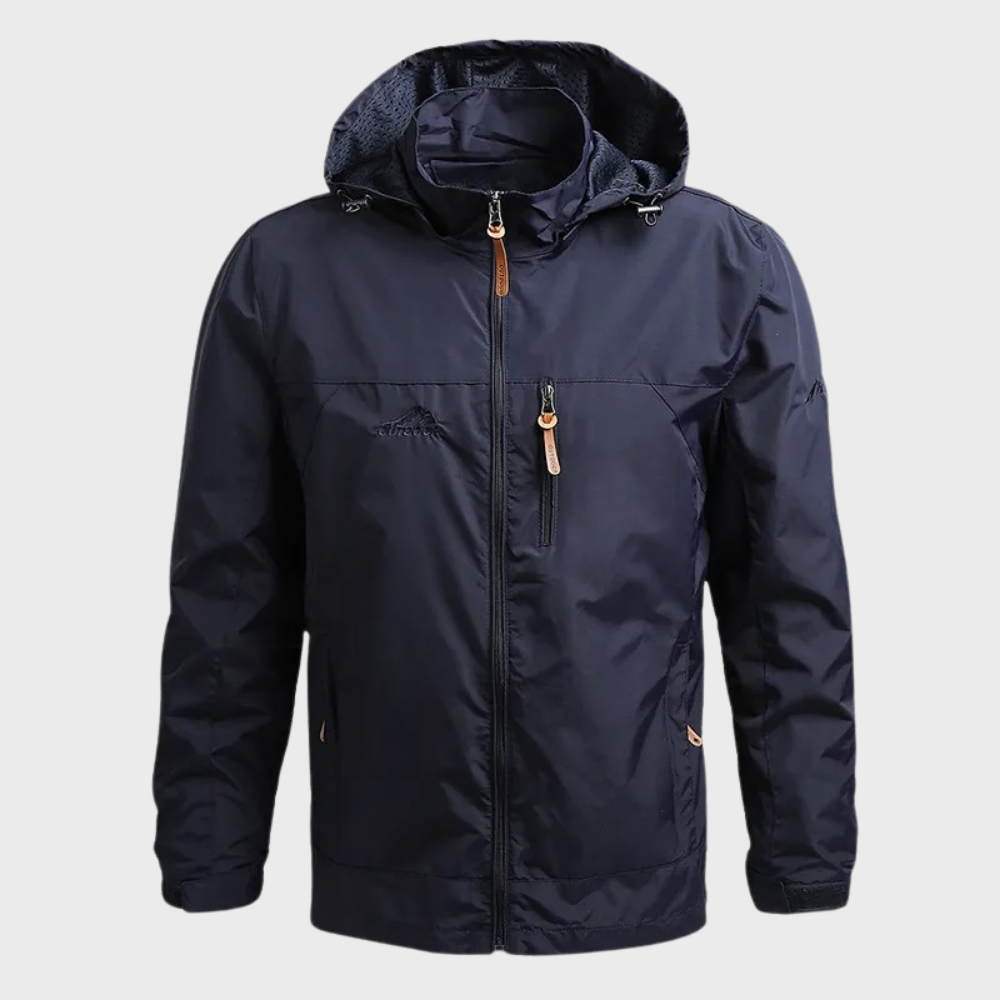 Men's Waterproof Rain Jacket with Hood – Stylish, Warm, and Windproof Outdoor Wear 2