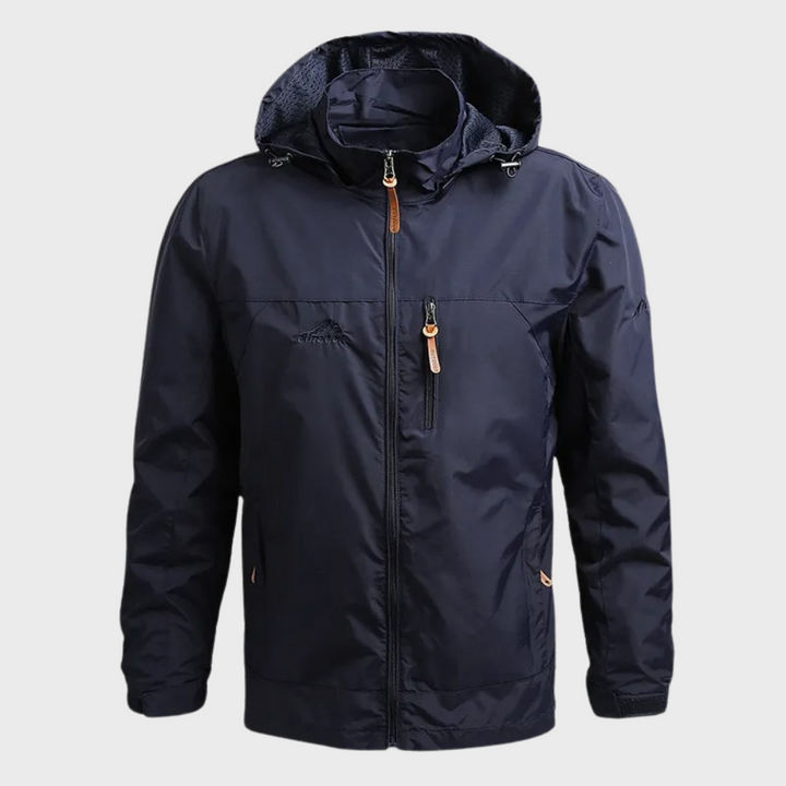Men's Waterproof Rain Jacket with Hood – Stylish, Warm, and Windproof Outdoor Wear 2
