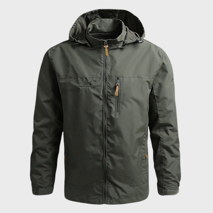 Men's Waterproof Rain Jacket with Hood – Stylish, Warm, and Windproof Outdoor Wear 4