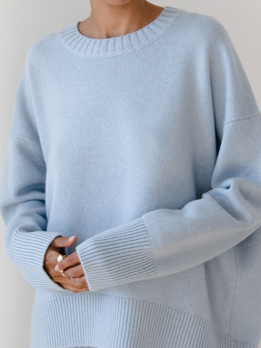 Oversized Candyfloss Pullover Sweater – Soft Knit with Medium Stretch for Comfortable Fit, Available in Multiple Sizes 1