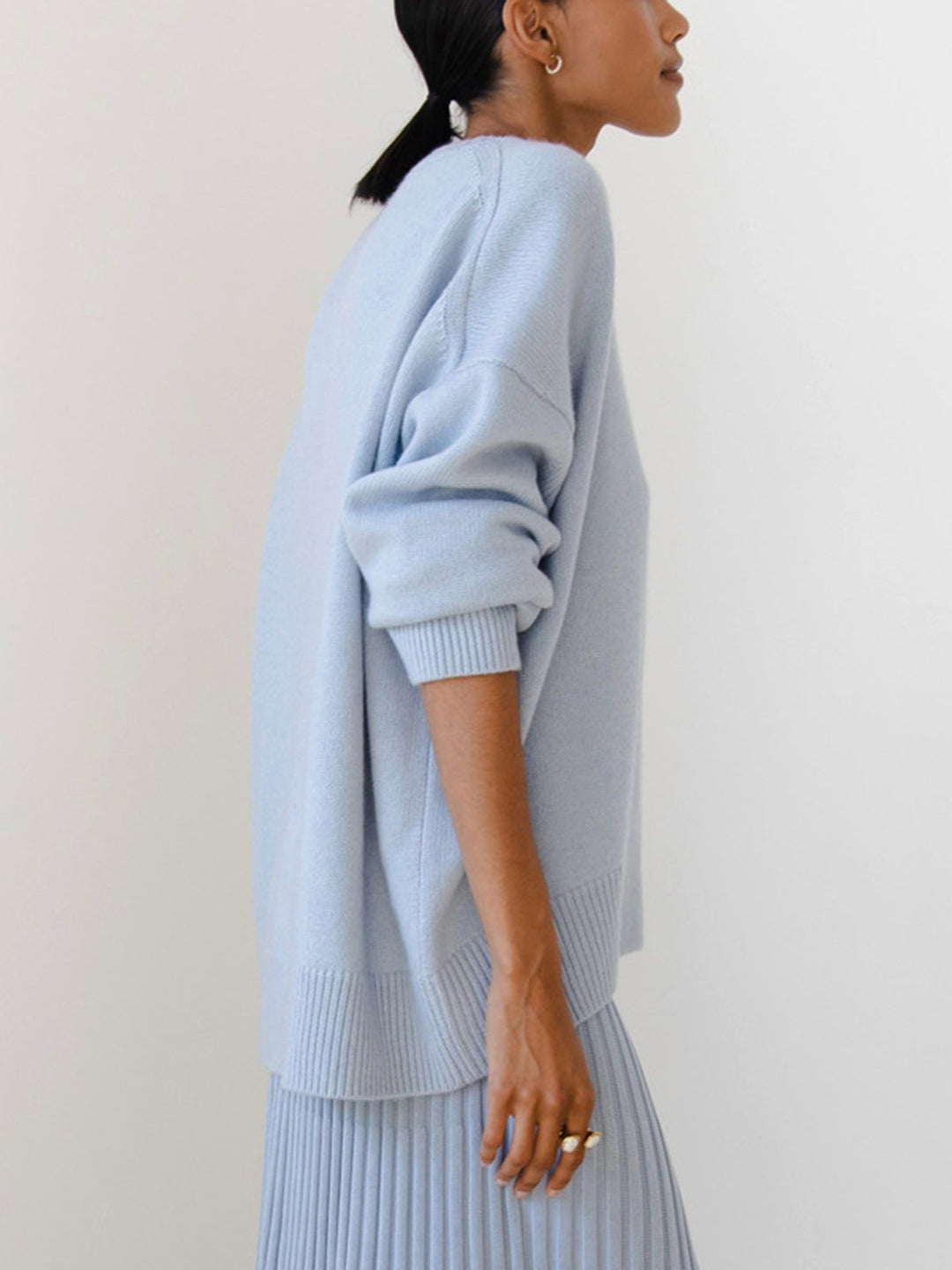 Oversized Candyfloss Pullover Sweater – Soft Knit with Medium Stretch for Comfortable Fit, Available in Multiple Sizes 3