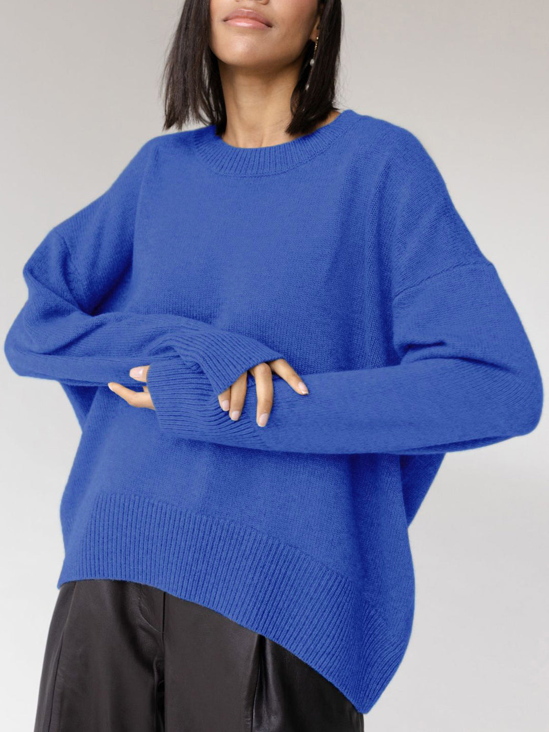Oversized Candyfloss Pullover Sweater – Soft Knit with Medium Stretch for Comfortable Fit, Available in Multiple Sizes 9