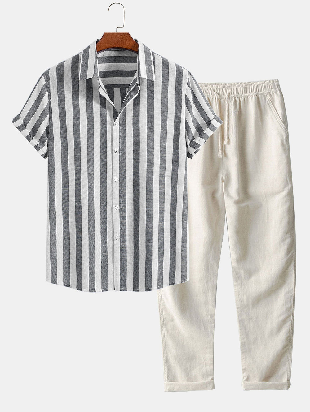 Short Sleeve Ensemble for Elegant Everyday Wear – Quality Craftsmanship, Comfortable Fit, Versatile Use, Multiple Sizes and Colors 1