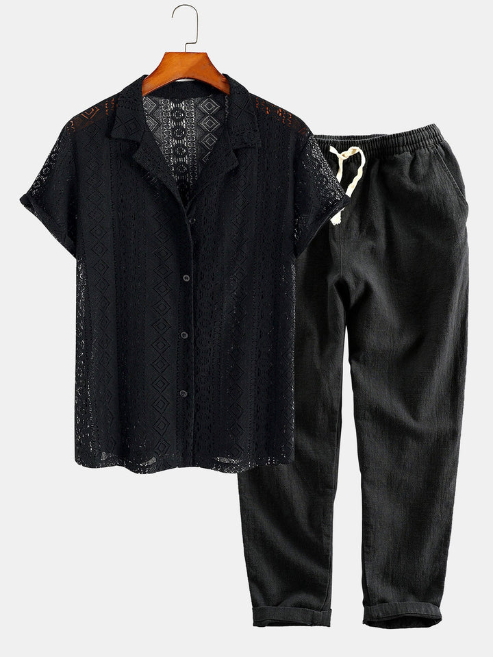 Short Sleeve Ensemble in Elegant Design – Premium Quality Fashion Wear for Casual and Formal Occasions 2