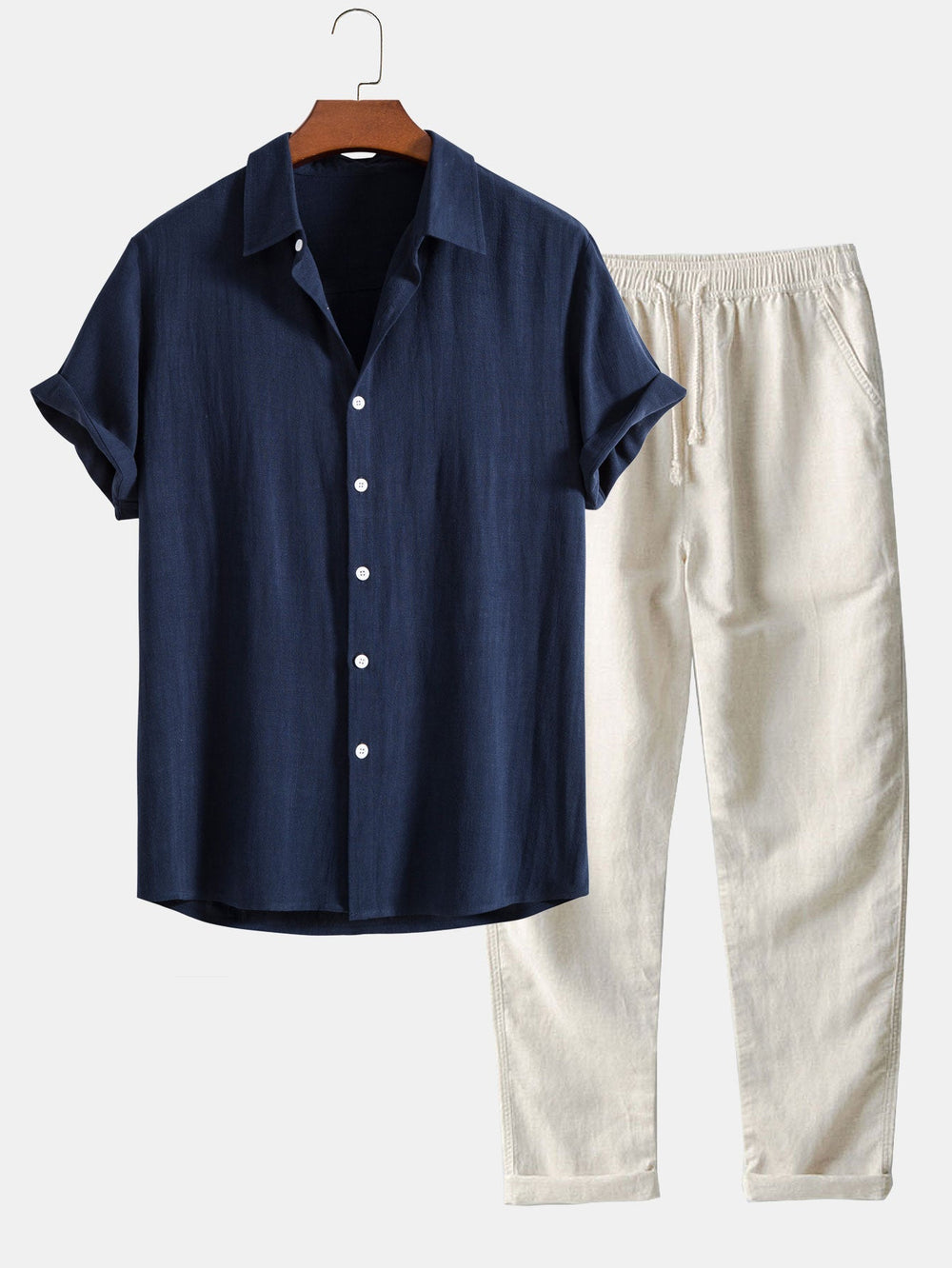 Short Sleeve Ensemble in Premium Fabric – Elegant Design for Casual and Formal Occasions, Comfortable Fit, Available in Multiple Sizes and Colors 1