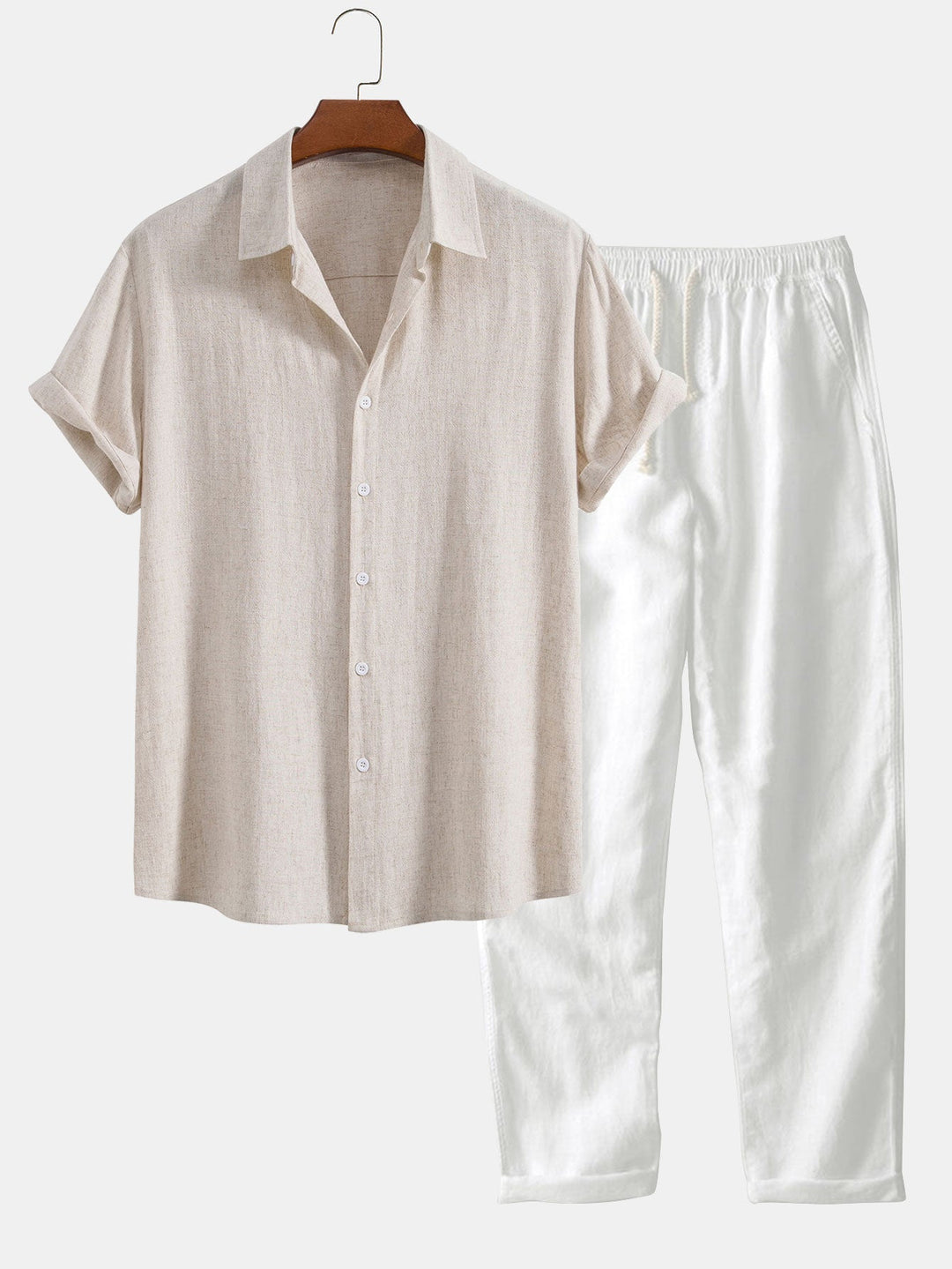 Short Sleeve Ensemble in Premium Fabric – Elegant Design for Casual and Formal Occasions, Comfortable Fit, Available in Multiple Sizes and Colors 2