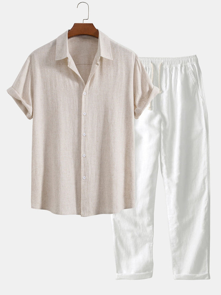 Short Sleeve Ensemble in Premium Fabric – Elegant Design for Casual and Formal Occasions, Comfortable Fit, Available in Multiple Sizes and Colors 2