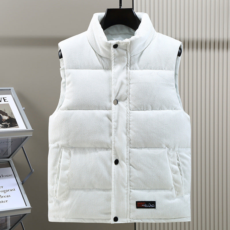 Stylish Men's Vest for Winter - Warm Sleeveless Jacket with Excellent Insulation, Lightweight, Versatile for Outdoor Activities 2
