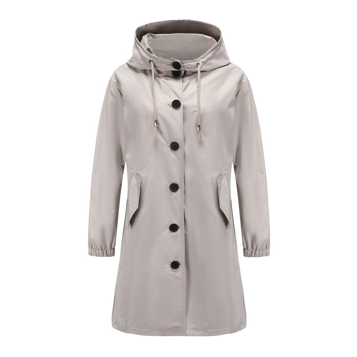 Stylish Women's Waterproof Jacket with Hood – Lightweight Rain Coat for All Weather, Breathable and Versatile 0