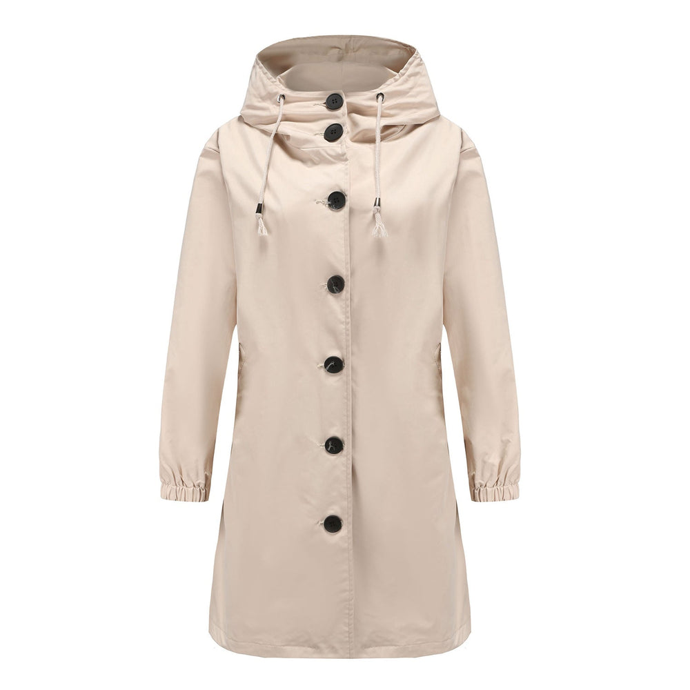 Stylish Women's Waterproof Jacket with Hood – Lightweight Rain Coat for All Weather, Breathable and Versatile 1