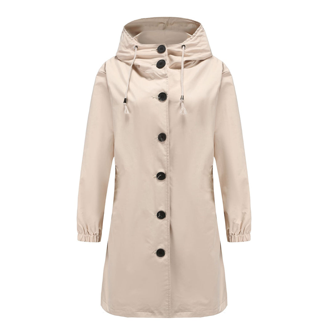 Stylish Women's Waterproof Jacket with Hood – Lightweight Rain Coat for All Weather, Breathable and Versatile 1