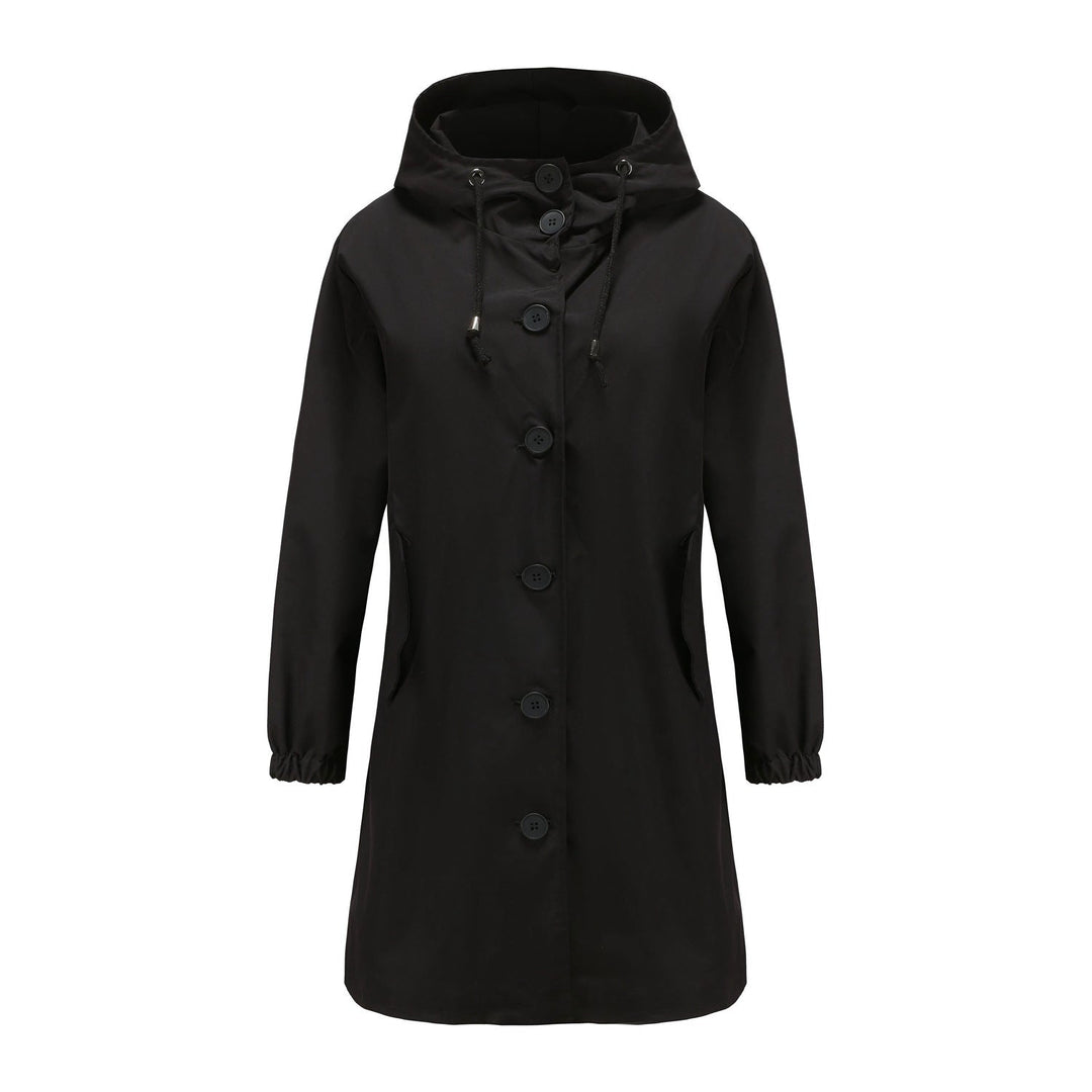 Stylish Women's Waterproof Jacket with Hood – Lightweight Rain Coat for All Weather, Breathable and Versatile 5