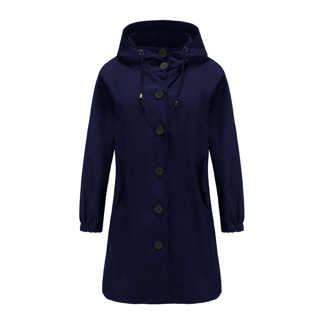 Stylish Women's Waterproof Jacket with Hood – Lightweight Rain Coat for All Weather, Breathable and Versatile 6