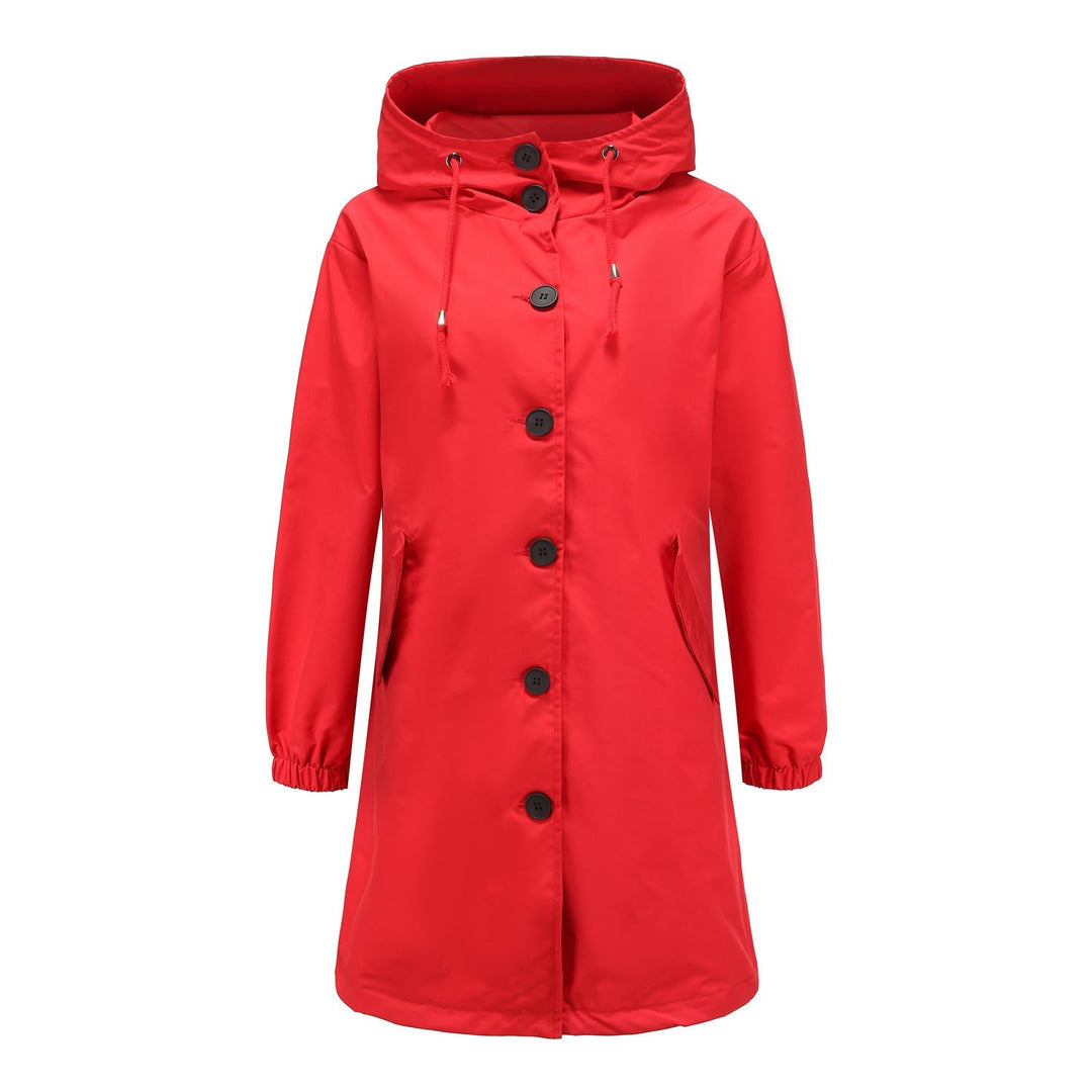 Stylish Women's Waterproof Jacket with Hood – Lightweight Rain Coat for All Weather, Breathable and Versatile 7