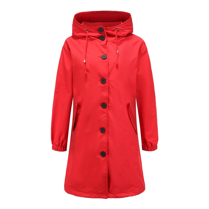 Stylish Women's Waterproof Jacket with Hood – Lightweight Rain Coat for All Weather, Breathable and Versatile 7