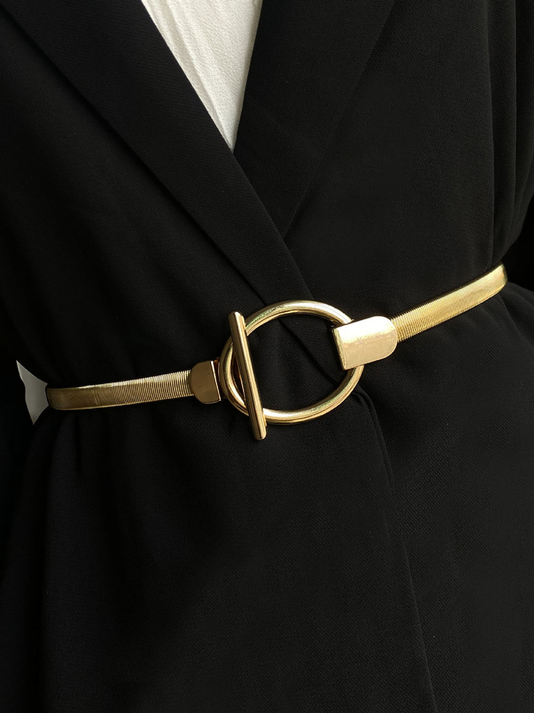 Women's Adjustable Elastic Waist Belt – Stylish 23.6 Inch Lariat Design for Versatile Outfits 0