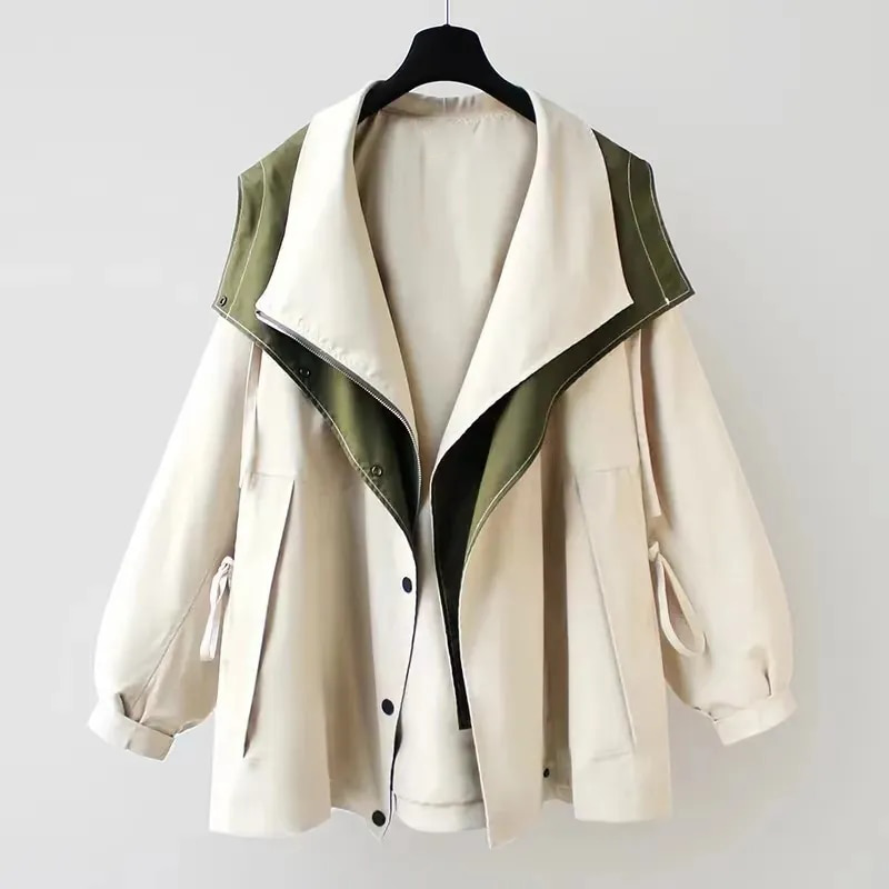 Women's Waterproof Rain Jacket - Lightweight, Wind Resistant, Stylish Design for All Occasions 0