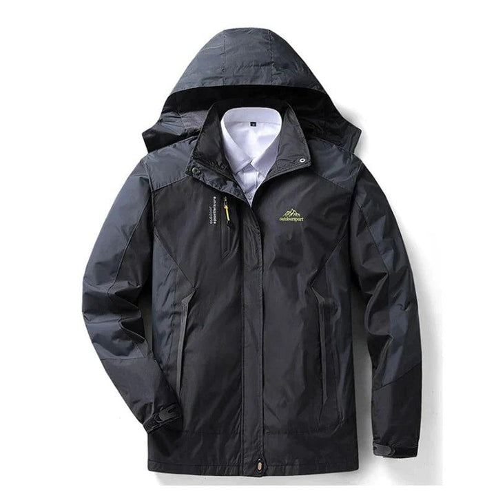 Women's Waterproof Rain Jacket with Adjustable Hood – Stylish Waterproof Coat for All Weather 2