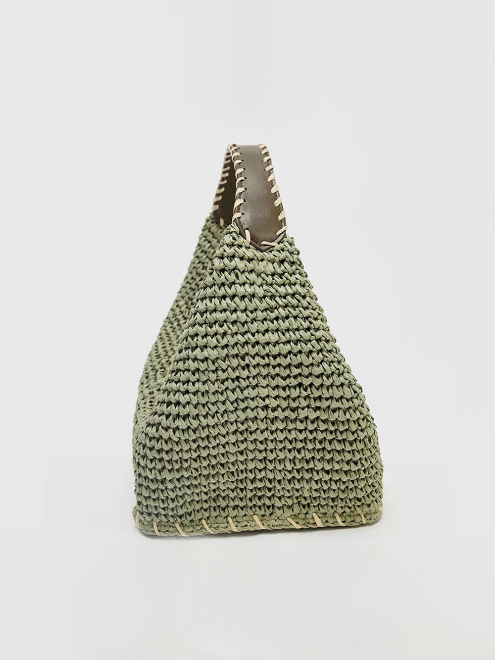 Woven Straw Hobo Bag – Spacious Polypropylene Handbag for Casual Outings, 23cm x 14cm x 12cm 1